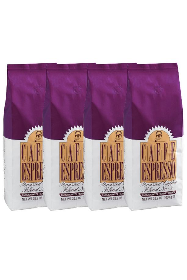 Kurukahveci Caffe Espresso Blend No:3 1 Kg 4 Adet - 1