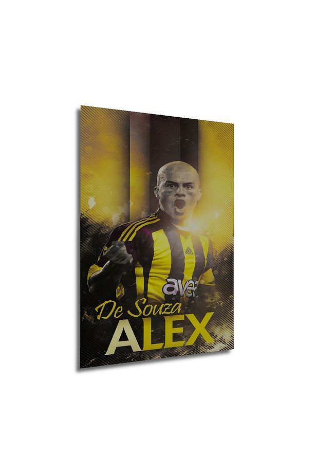 Alex De Souza Unutulmaz Dekoratif Ahşap MDF Dikdörtgen Ev,İş Yeri Duvar Tablo - 4