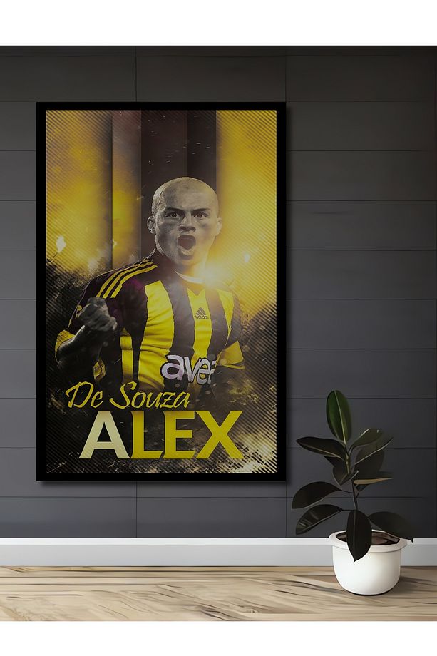 Alex De Souza Unutulmaz Dekoratif Ahşap MDF Dikdörtgen Ev,İş Yeri Duvar Tablo - 2