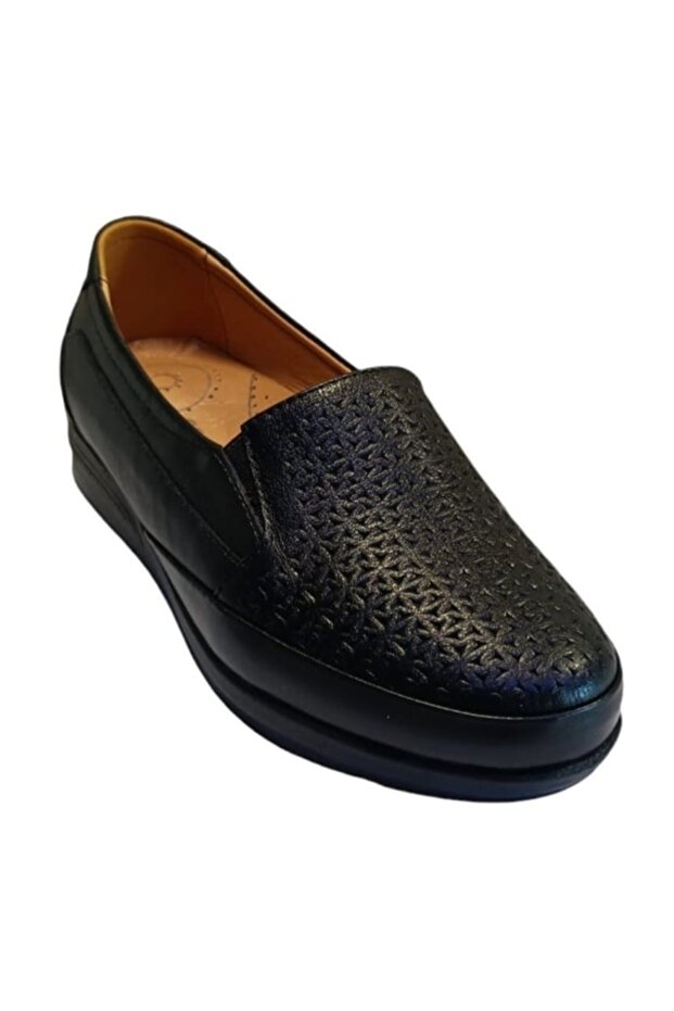 Women's Genuine Leather Orthopedic Wide Comfortable Mom Shoes