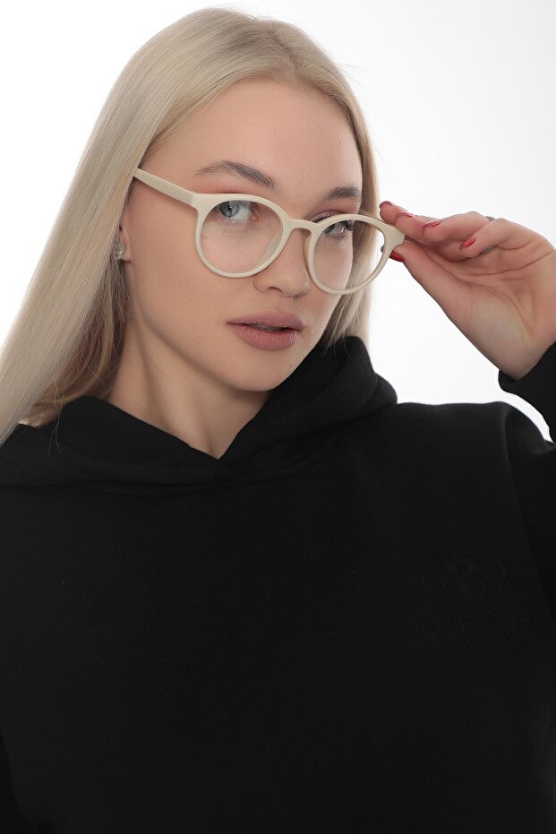 نظارات شفافة مستديرة - 4