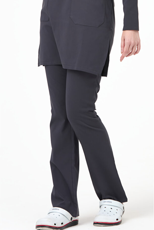 Ultralycra Modest - Lycra Doctor Nurse Hijab Single Bottom Forma, Anthracite