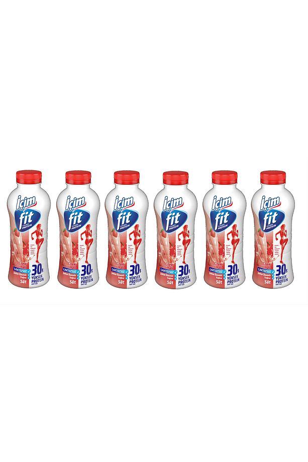 İçim Fit Çilekli Protein Sütü 400 Ml X 6 Adet - 1