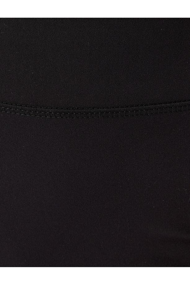 Yüksek Bel İspanyol Paça Slim Fit Tayt - 6