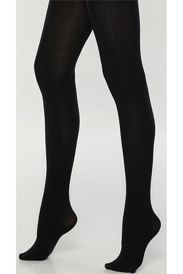 Micro 40 Mus Siyah Kilotlu Çorap - 2