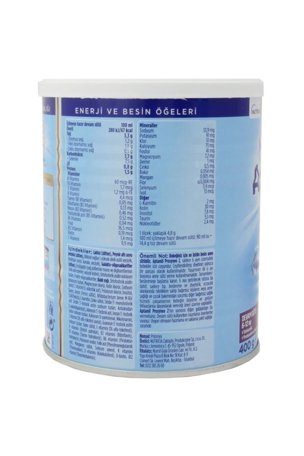 Prosyneo 2 Devam Sütü 400 Gr 6 Adet - 7