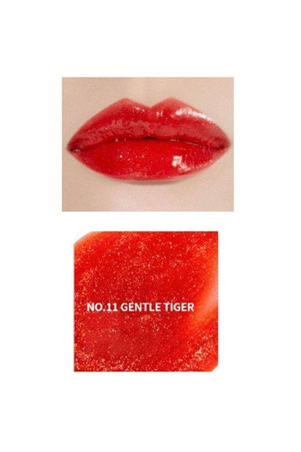 Non-sticky Dazzle Tint No:11 Gentle Tiger 5.5g | Işıltı Ve Dolgunluk Veren Parlak Gloss Tint - 3