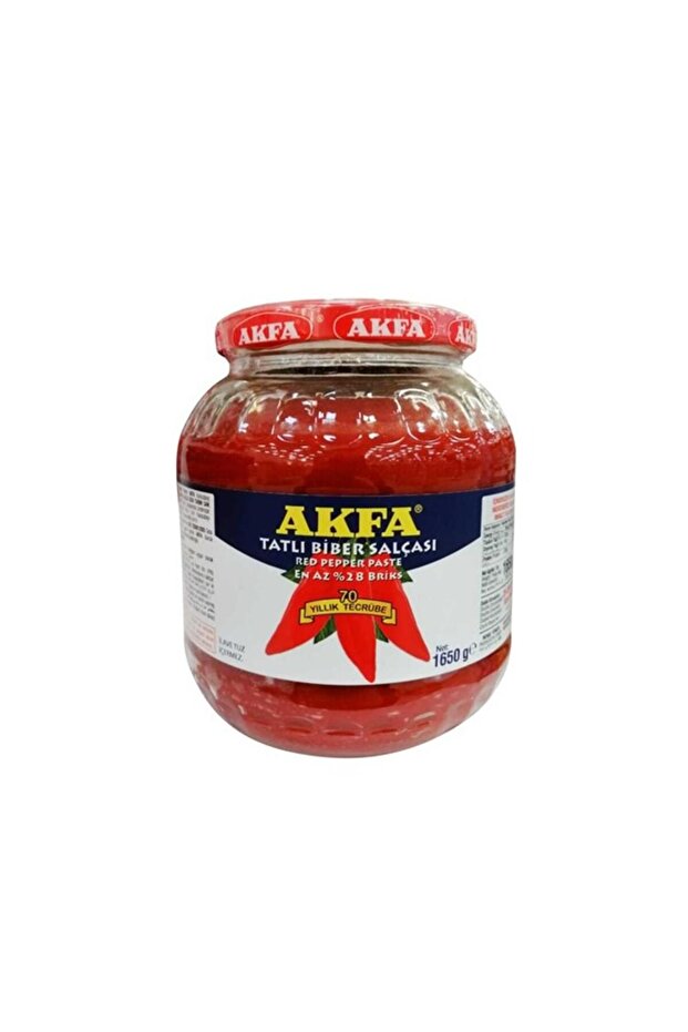 Biber Salçası Tatlı 1650 Gr. Cam - 1