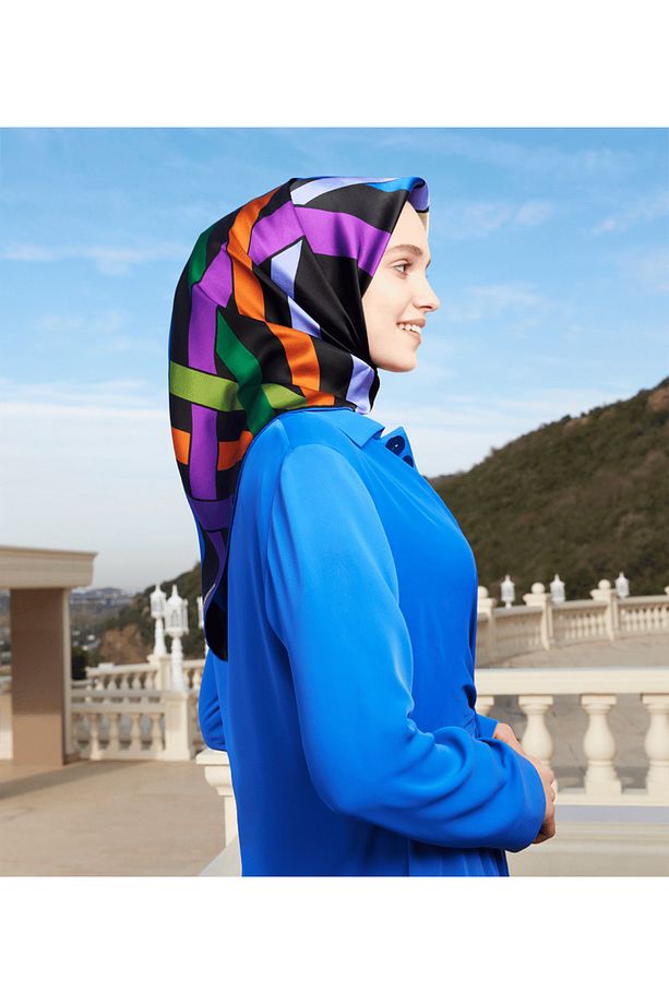 Nostalji Serisi Twill Ipek Eşarp 8923-37nt - 1