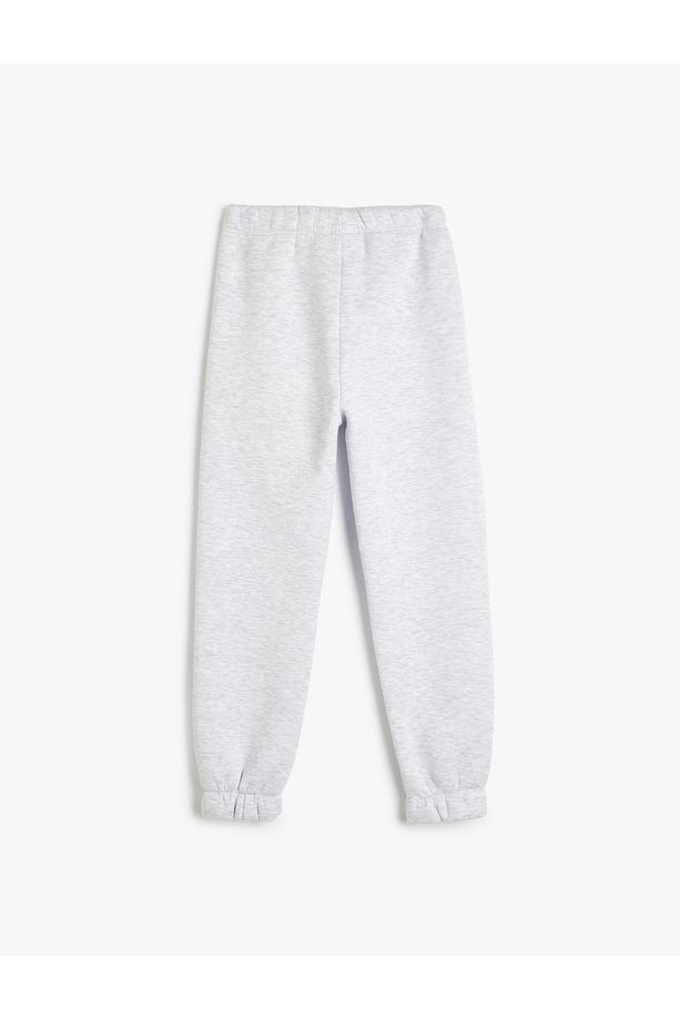 Beli Lastikli Şardonlu Basic Jogger Eşofman Altı - 2