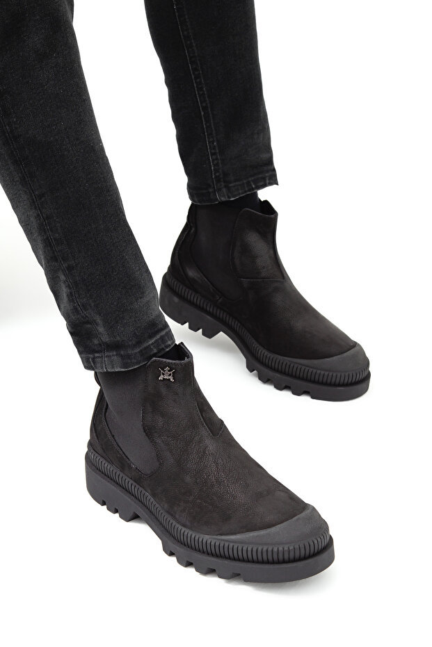 Men's Genuine Leather Casual Boots 381 16212 Erk Bot Sk22/23