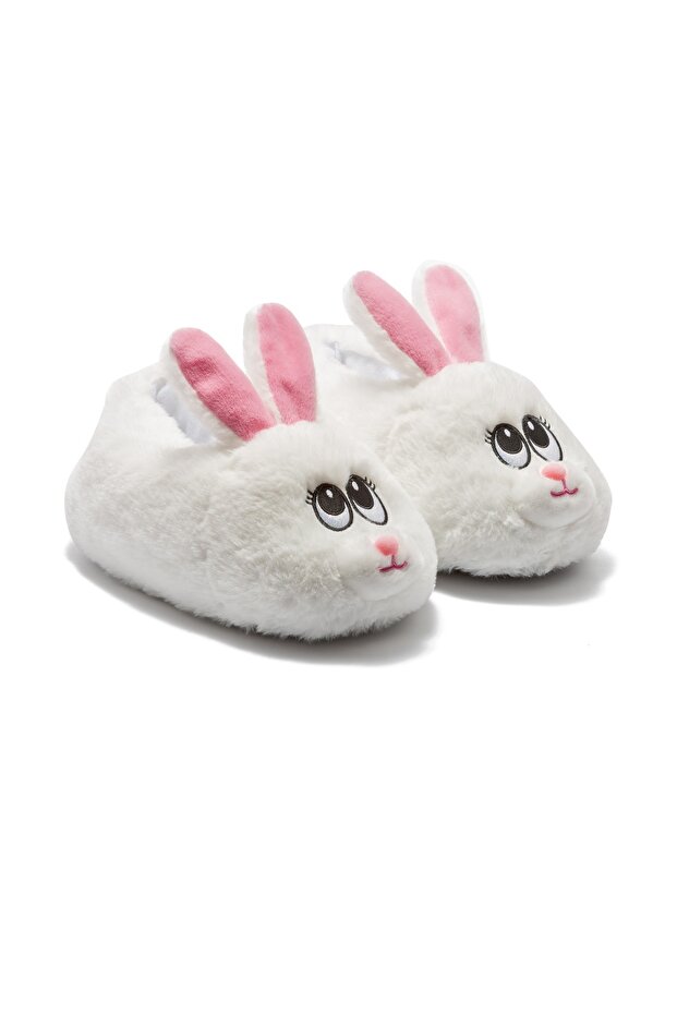 Raby Kids Animal Slippers White 30/35