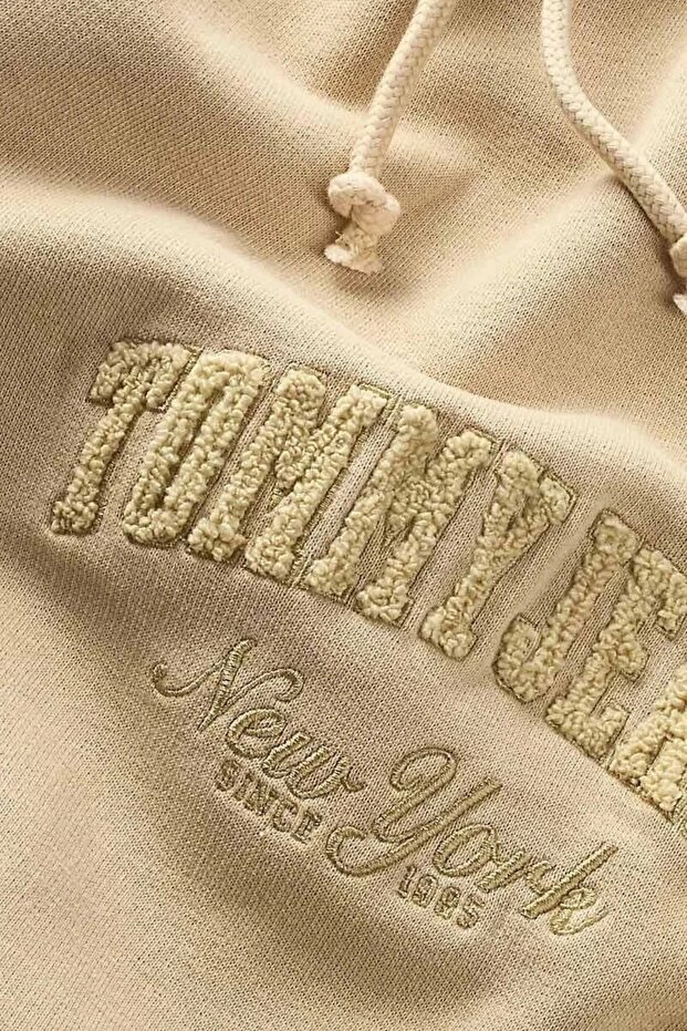 TJM RLX VINTAGE VARSITY JOGGER Erkek BEJ Eşofman Altı DM0DM20279ACT - 5