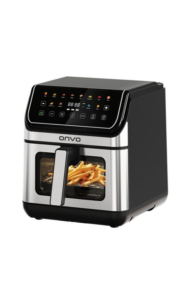 OVFRY13 8L Alt-Üst Çift Rezistanslı Seramik Kaplama Desenli AirFryer - 2