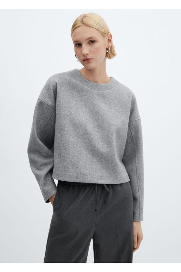 Elastik belli wideleg pantolon - 6