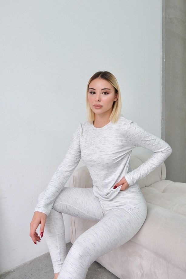 Yüksek Bel Soft Pantolon Gri - 7