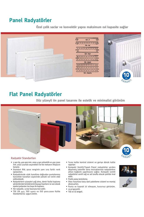 Panel Radyatör 300x800 Tip 22 Pkkp 30x80 1 Adet ( Kalorifer Petek ) - 3