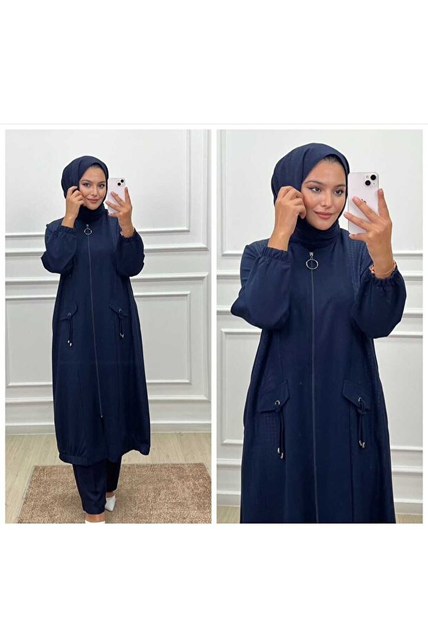 Kap Ceket Fermuarlı - 1