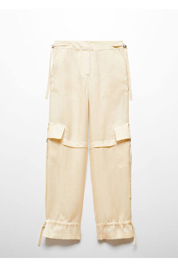 Lyocell kargo pantolon - 3