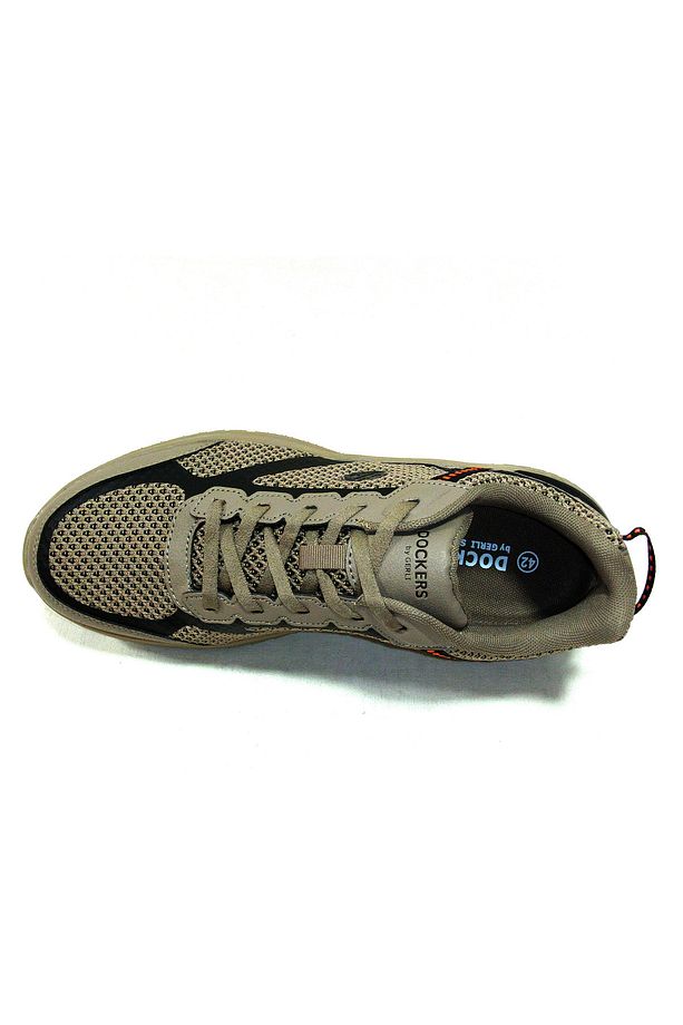 Camel Bej Kahve Bağcıklı Sneakers Spor Ayakkabı - 4