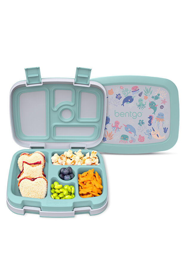 Kids Prints 5 Compartment Lunchbox Sea Life
