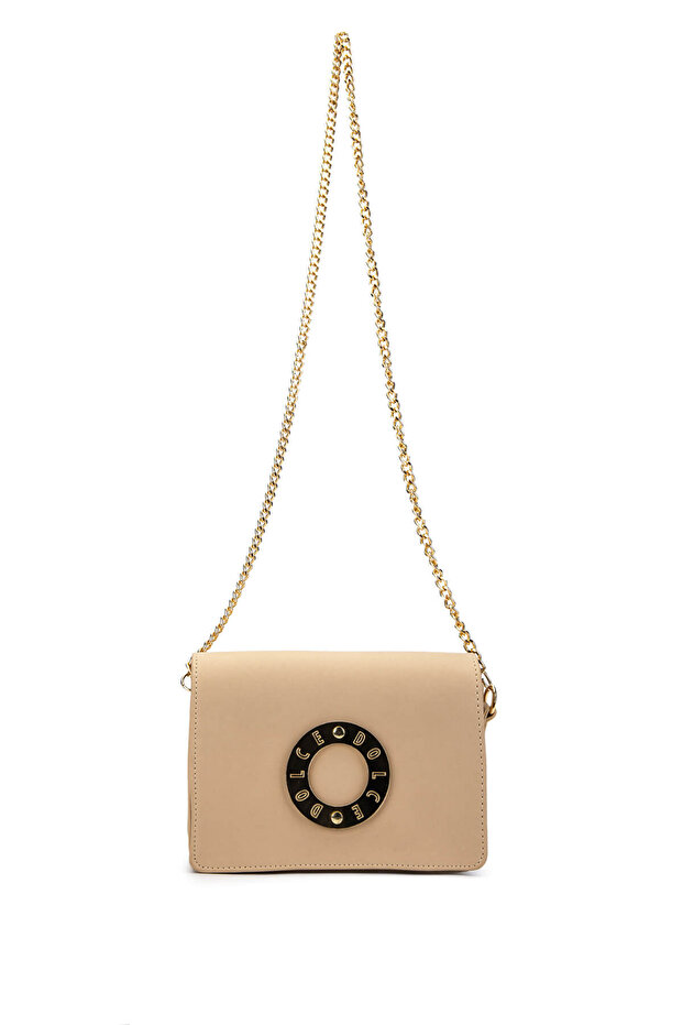 Kadın Vegan Bej Postacı Çanta - 2