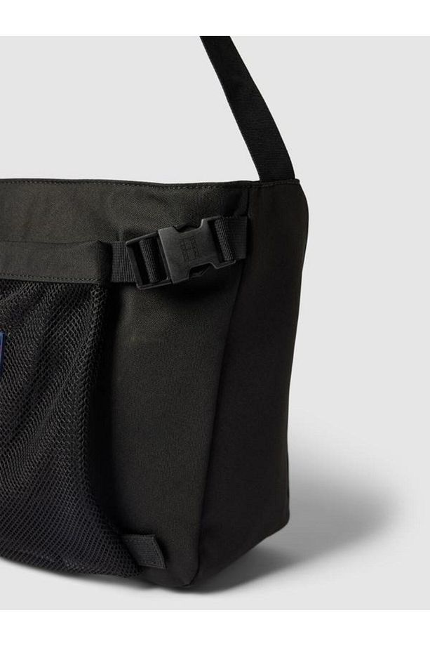SHOULDER BAG WITH LABEL PATCH İN BLACK - 3