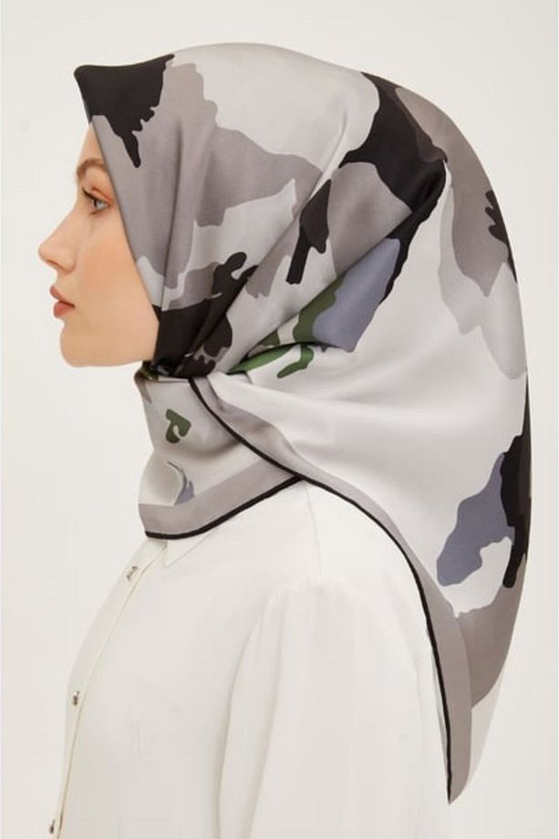 İpek Eşarp Nostalji Twill 8935D-01 - 4