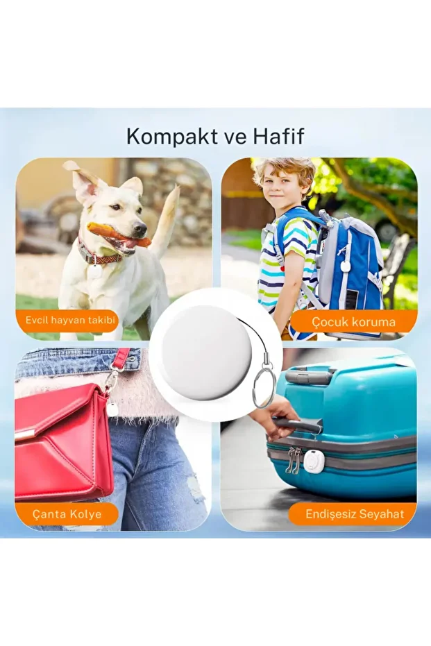 Akıllı Takip Cihazı Airtag Gps Ios Android Uyumlu Taşınabilir Takip Cihazı  Bul Uygulama - 4