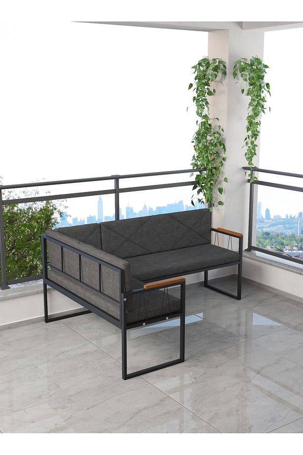 Src , Köşe Takımı, Mutfak, Balkon Köşe Takımı, - Antrasit - 3
