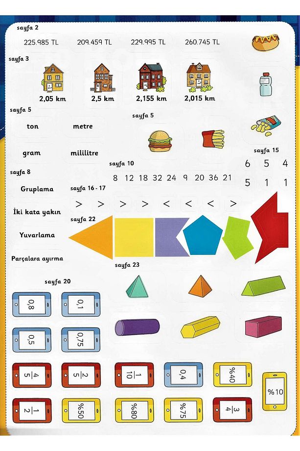 2.sınıf Mavi Set (MAT SORU BNK-YENİ NESİL PROB-TAKVİM NOTLAR-KOLAY MAT-FEN BİL) 4kitap 1takvim Not - 5