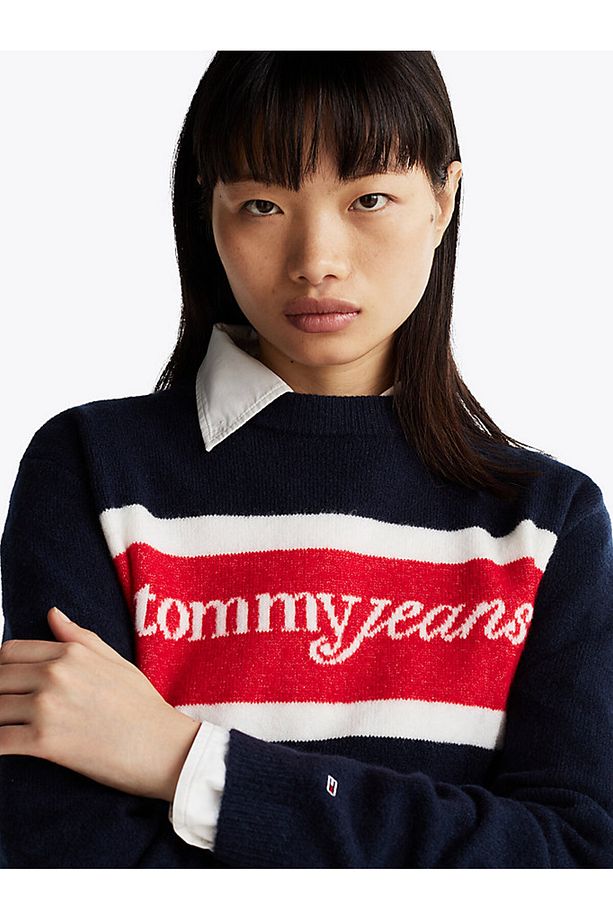 TJW SCRIPT CBLK SWEATER - 2