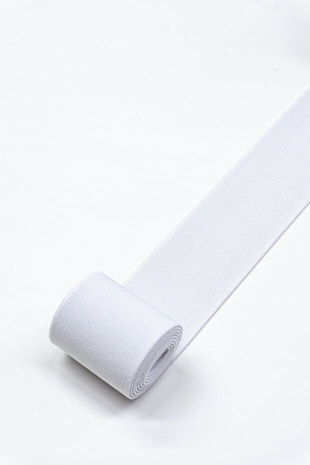 4 cm Fikseli Woven Rubber - Belt & Sandals & Shoes Side Band Rubber - 1 Meter