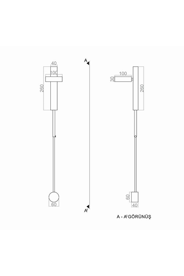 Led Duvar Aplik Concealer - 6