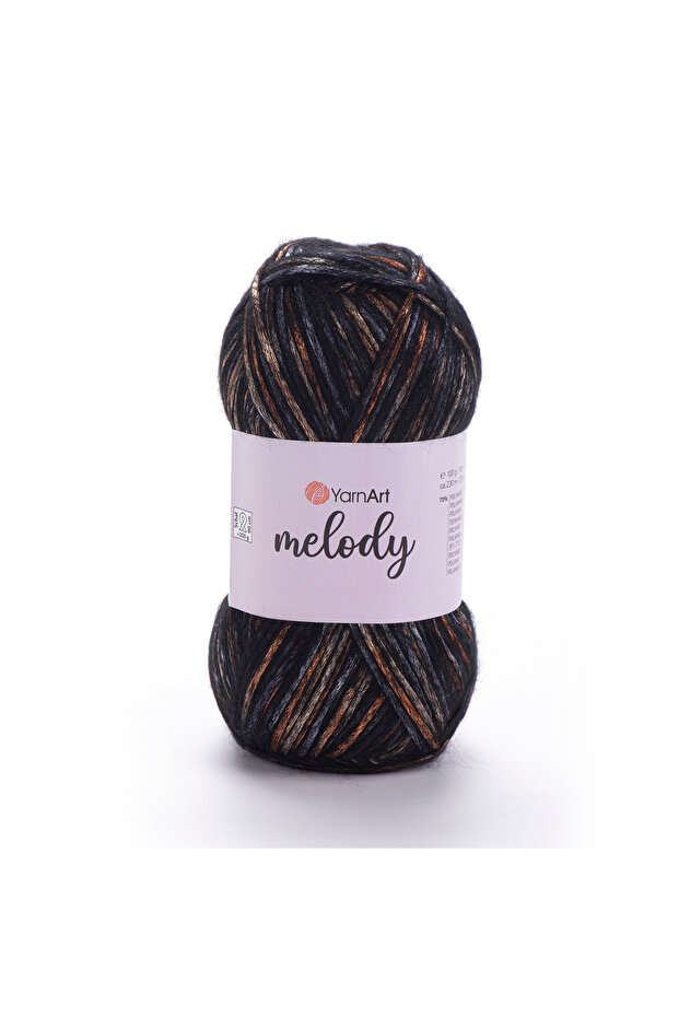 Melody Ebruli Parlak El Örgü Ipi Ebruli-908 - 1