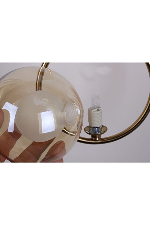 Bubble Lamp Damla Model Bal Renk Kaplamalı Camlı Aplik (ampul Dahil) - 3