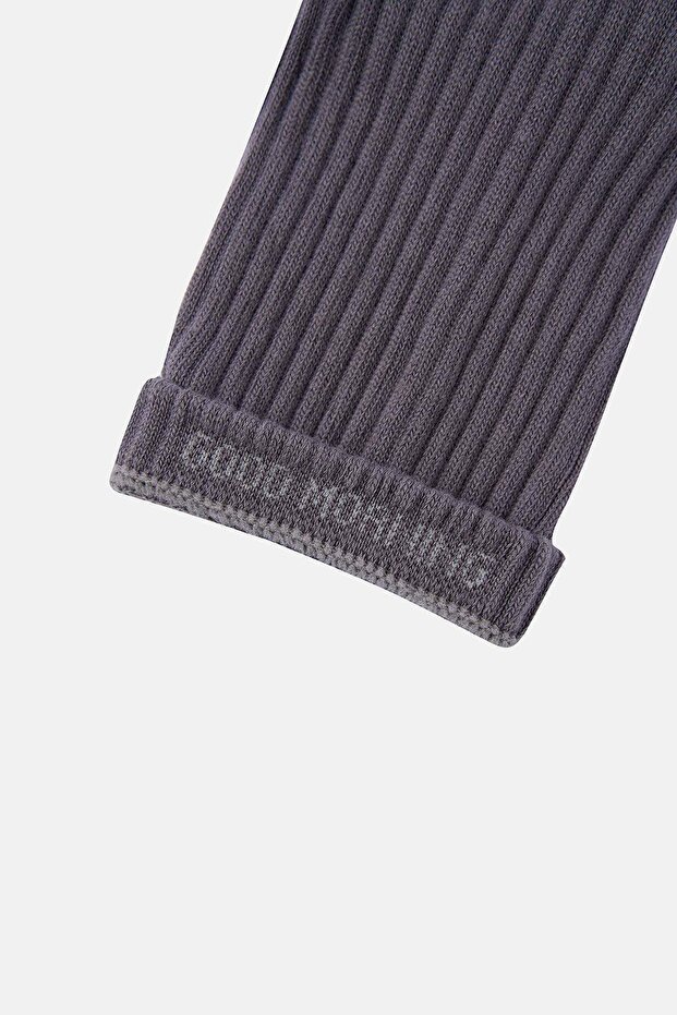 جوارب منشفة بنقشة الباندا الرمادية - 4