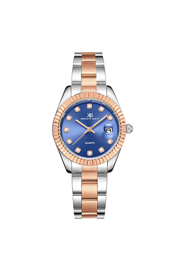 Women's Analog Dark Blue Dial Watch - K23546-KBKN
