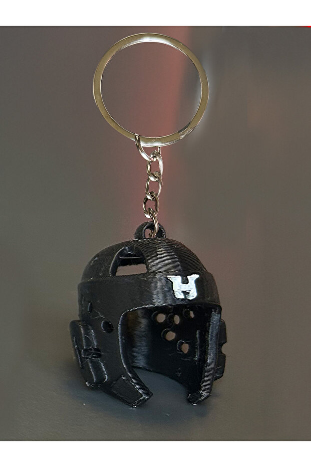 Taekwondo Kask Anahtarlık Keychain Keyring Head Guard Helmet Tekvando Plastic - 1