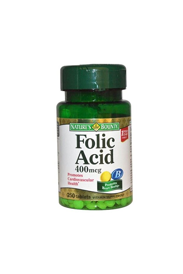 Natures Bounty Folic Acid 400Mcg Tabs 250S