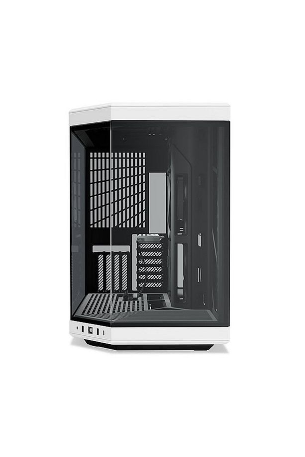Y70 Panda Temperli Cam USB 3.2 E-ATX Dual Chamber Mid Tower Gaming Kasa (CS-HYTE-Y70-BW) - 2