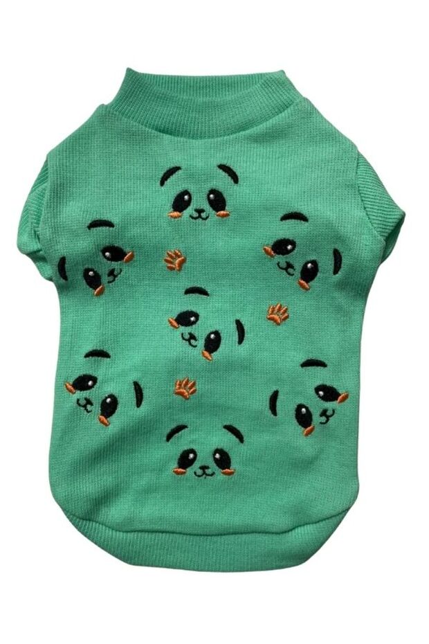 PANDA - YEŞİL KAŞKORSE BASIC SWEATSHIRT - 1