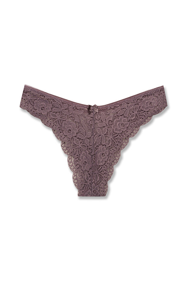 5'li Dantelli Slip Külot - 3