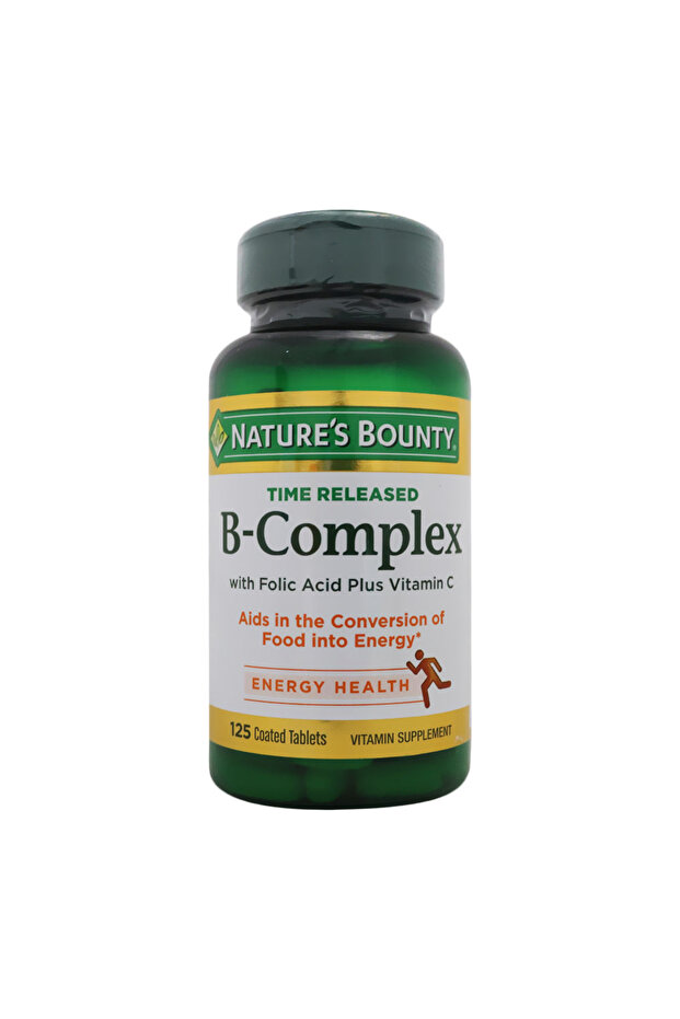 Natures Bounty B-Complex + C Tabs 125