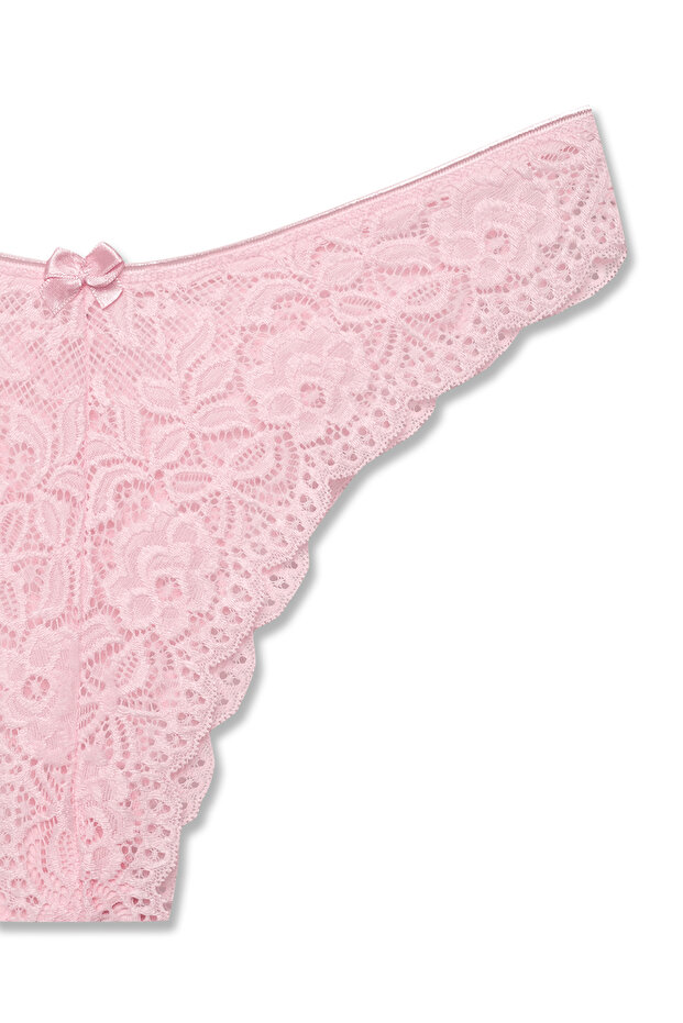 5'li Dantelli Slip Külot - 8