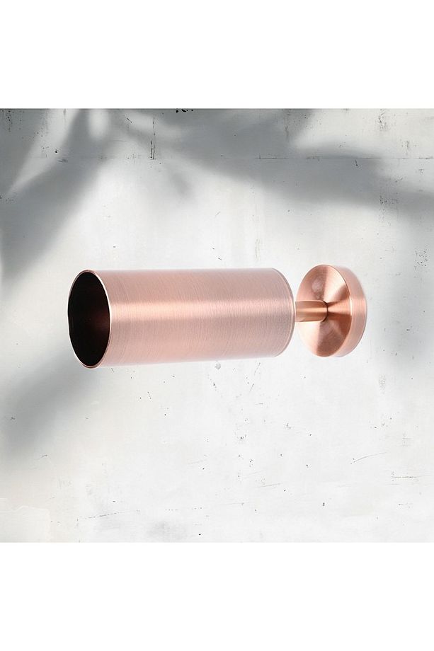 Mafsallı Modern Aplik Rose Gold Bakır Eskitme Duvar Aplik Dış Mekan Aplik 18cm - 6