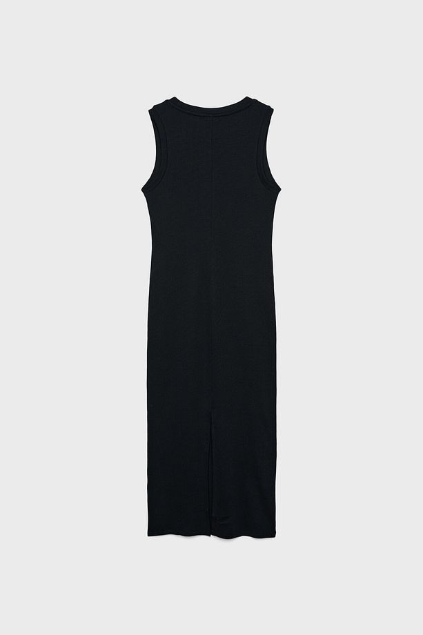 Fitilli midi elbise - 6