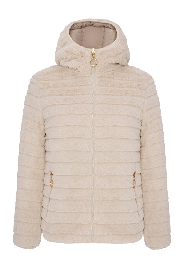 ÇİFT TARAFLI KAPÜŞONLU ŞİŞME MONT - 3