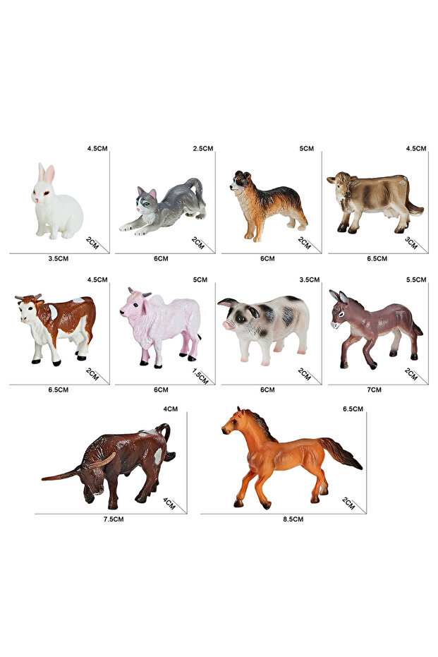 Tüpte Çiftlik Hayvanları Seti - 2