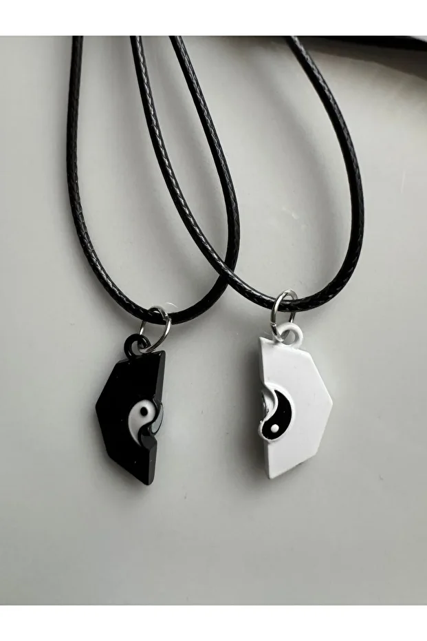 2 Adet Yin Yang MIKNATISLI İkili Kolye - 3